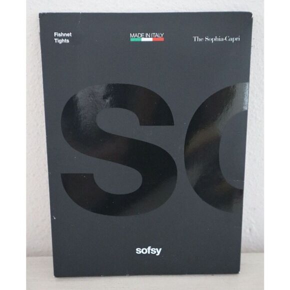 Sofsy B074S5R7LX Women Sz XS/Small Tan The Sophia-Capri Fishnet Tights Pantyhose - Picture 1 of 5